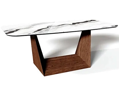 Деревянное подстолье для стола "Оригами"