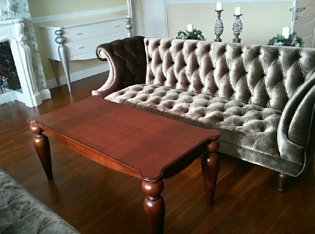 Деревянные подстолья для стола - пример выполнения