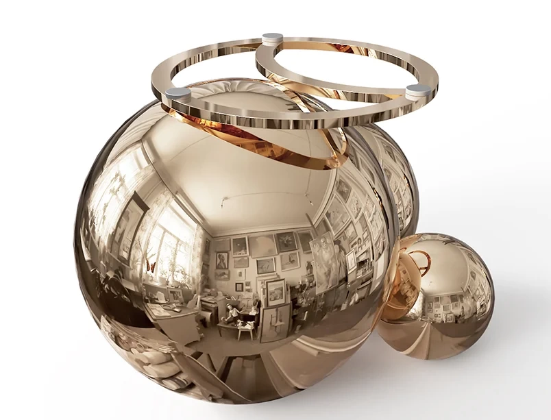 Подстолье для стола из нержавеющей стали "Newton" на заказ