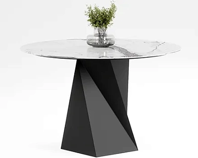 Металлическое подстолье для круглого стола "Вертикаль"