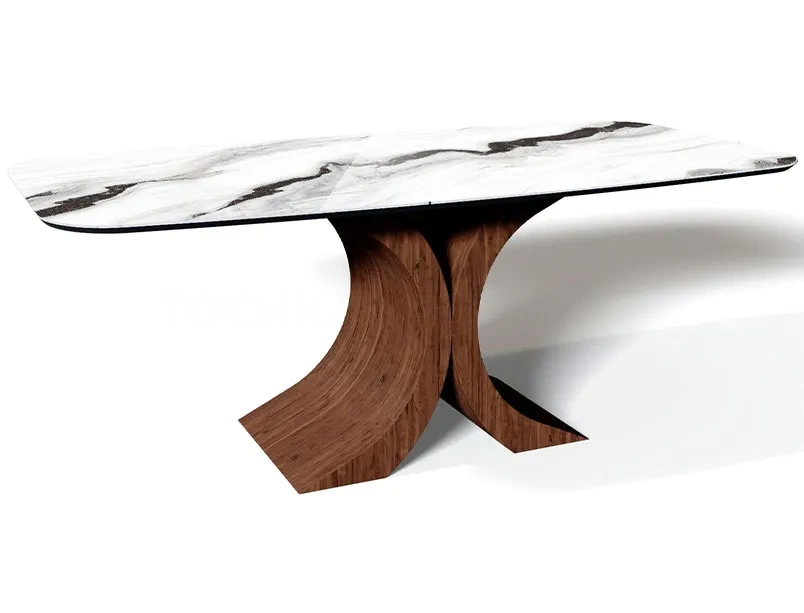 Деревянное подстолье для стола "Butterfly" на заказ