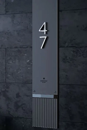 Уличная и внутренняя навигация, указатели - пример выполнения