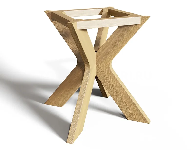 Деревянное подстолье для стола "Beetle" на заказ