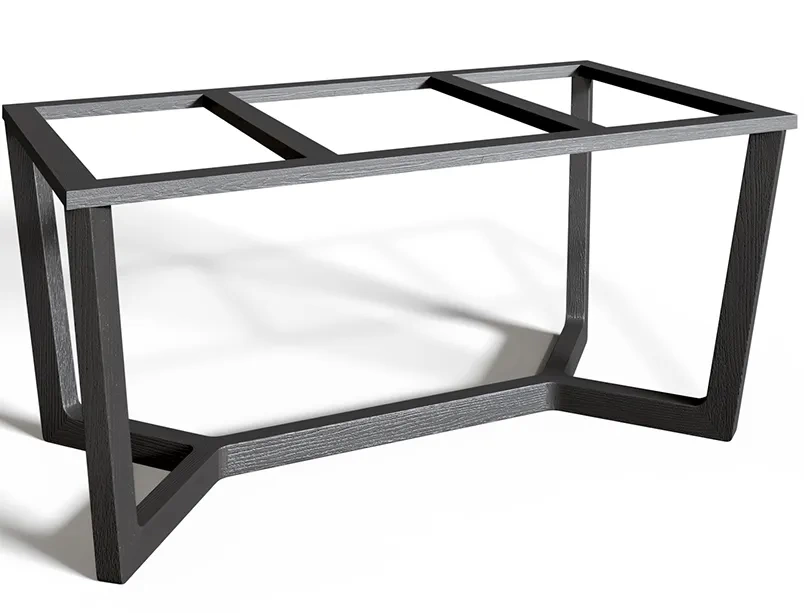 Деревянное подстолье для стола "Призма" на заказ