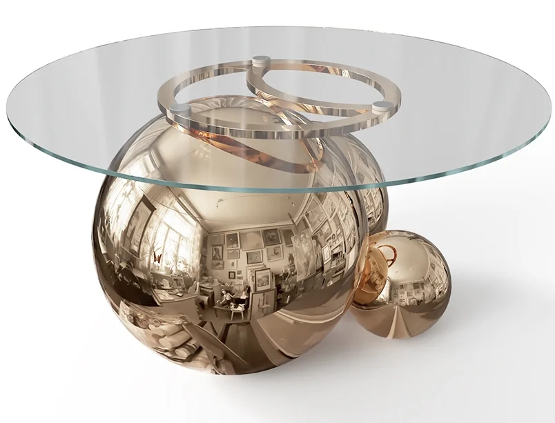 Подстолье для стола из нержавеющей стали "Newton" на заказ