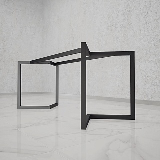 Каркас стола из металла в стиле лофт "Призма"