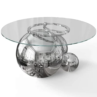 Подстолье для стола из нержавеющей стали "Newton"