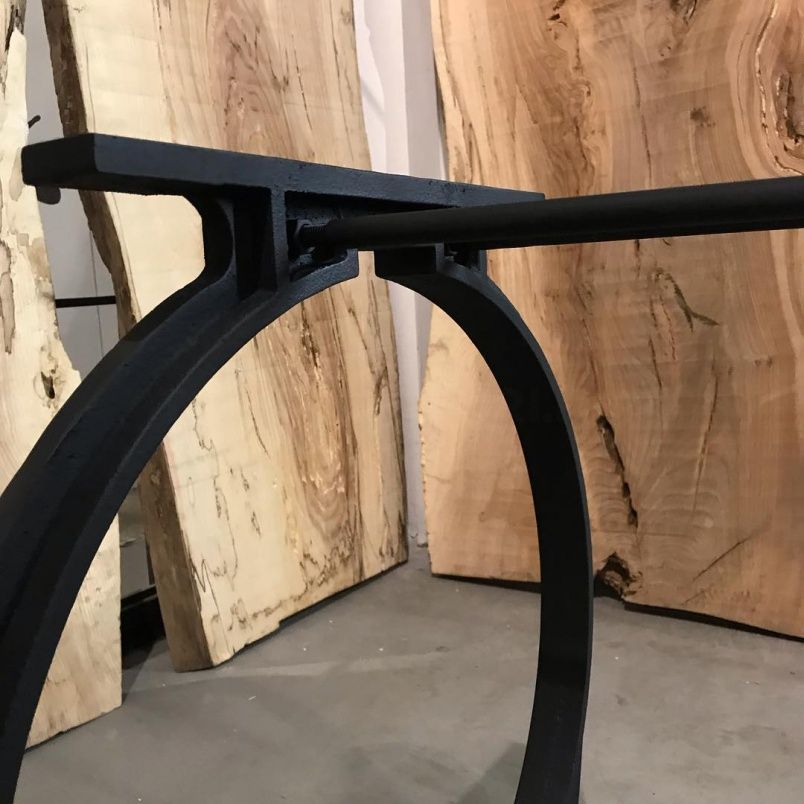 Чугунное подстолье для стола "Кольца" на заказ