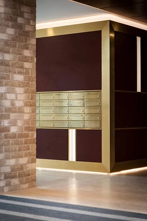 Почтовые ящики для подъездов многоквартирных домов на заказ - пример выполнения