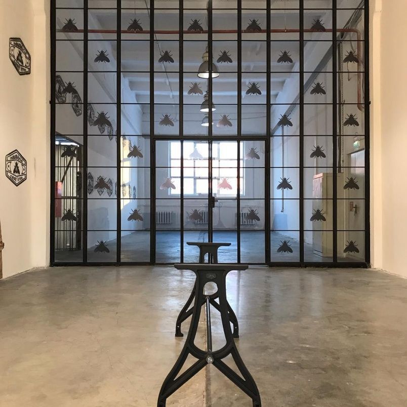 Чугунное подстолье для стола "Ножницы" на заказ