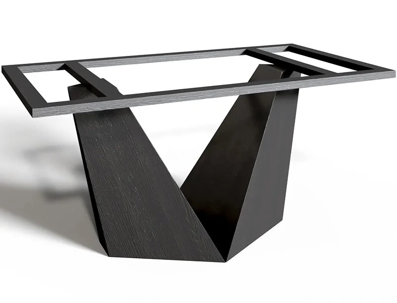 Деревянное подстолье для стола "Мозаика" на заказ