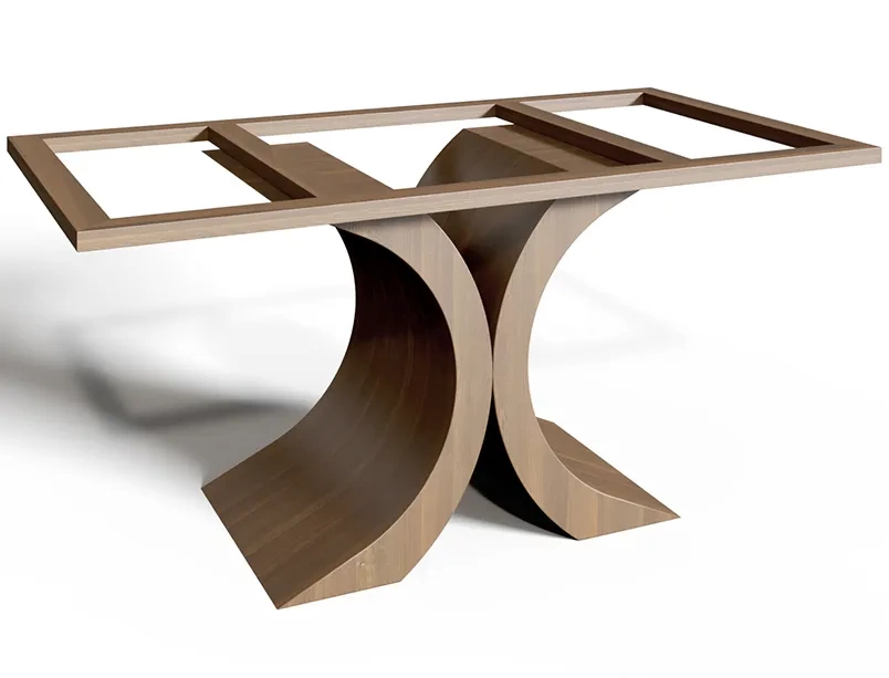 Деревянное подстолье для стола "Butterfly" на заказ