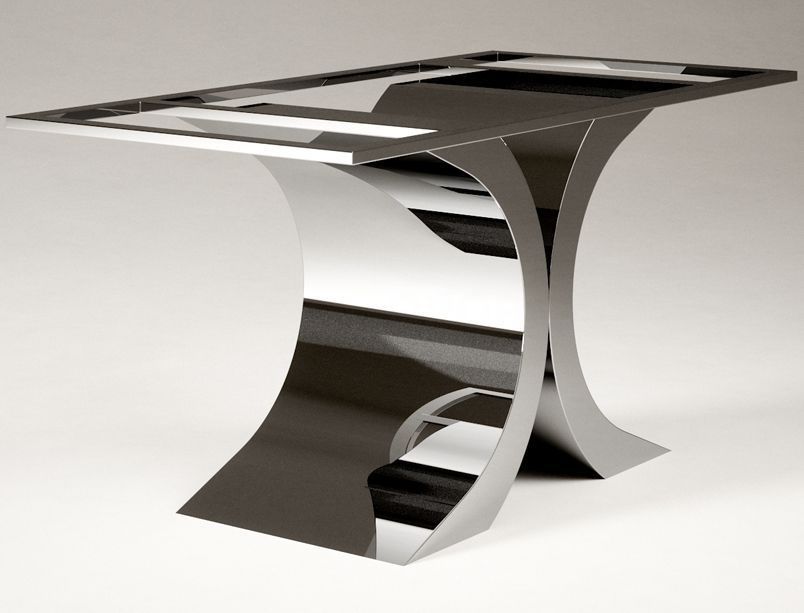 Подстолье из нержавеющей стали "Butterfly" на заказ