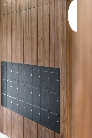 Почтовые ящики для подъездов многоквартирных домов на заказ - пример выполнения