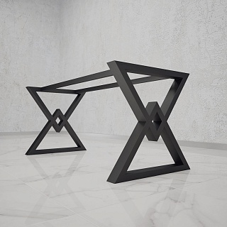 Каркас стола из металла в стиле лофт "Часы"