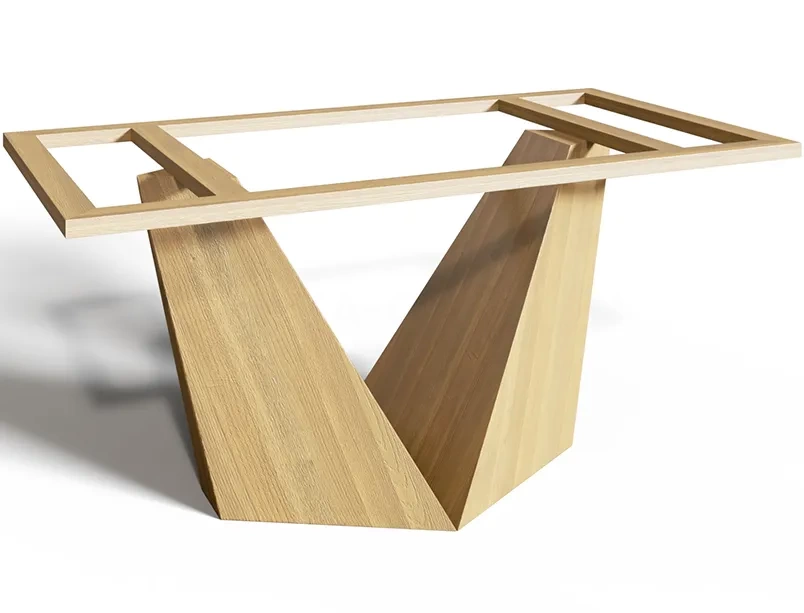 Деревянное подстолье для стола "Мозаика" на заказ