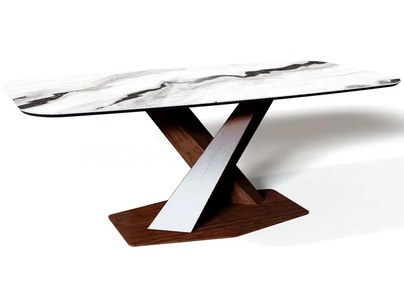 Деревянное подстолье для стола "Вега" на заказ