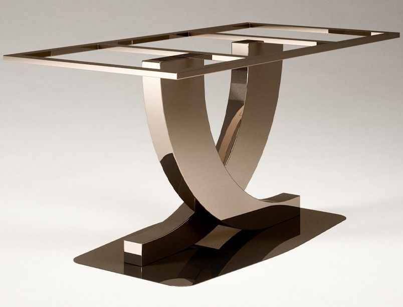 Подстолье из нержавейки с покрытием нитридом титана "Alea" на заказ