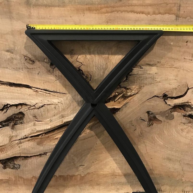 Чугунное подстолье для стола "Икс" на заказ