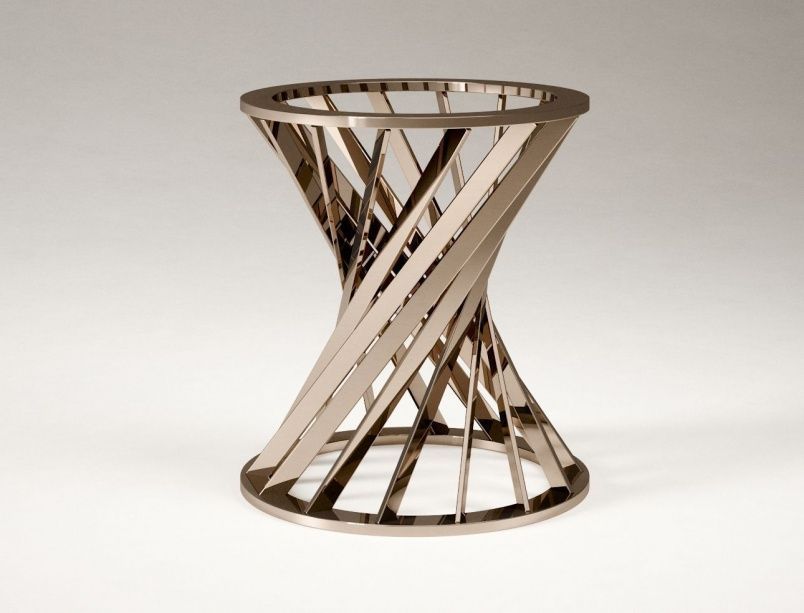 Подстолье из нержавейки с покрытием нитридом титана "Модерн" на заказ