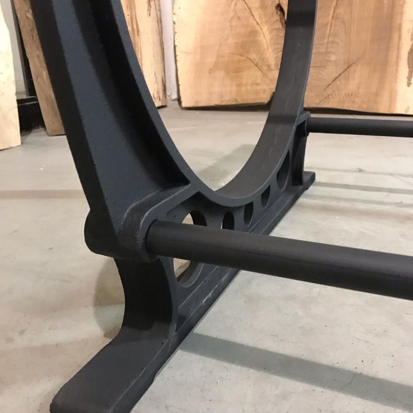 Чугунное подстолье для стола "Кольца" на заказ