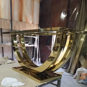 Готовое подстолье Ипсилон с покрытием нитрида титана