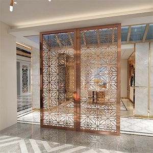 Межкомнатные перегородки из нержавеющей стали