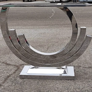 Готовое подстолье для консольного стола Moon из нержавейки