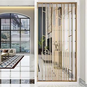 Межкомнатные перегородки из нержавеющей стали