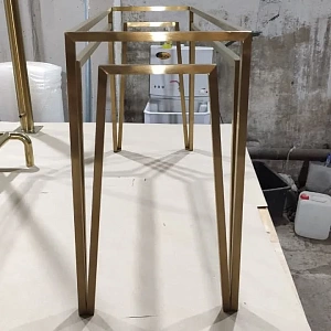 Подстолье из нержавеющей стали с нитридом титана