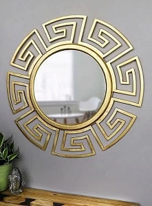 Зеркало с металлической рамой