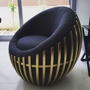 Каркас для кресла из нержавеющей стали с нитридом титана