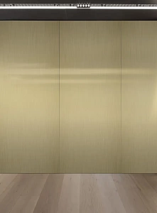 Стеновая панель из нержавеющей стали цвета Шампань