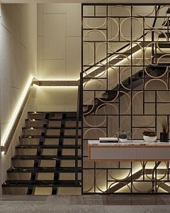 Межкомнатные перегородки из нержавеющей стали