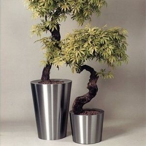 Вазоны из нержавеющей стали