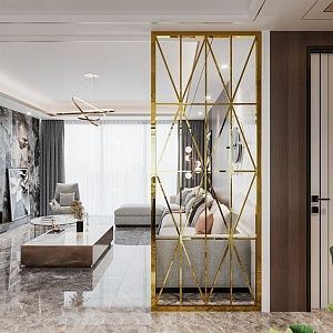 Межкомнатные перегородки из нержавеющей стали